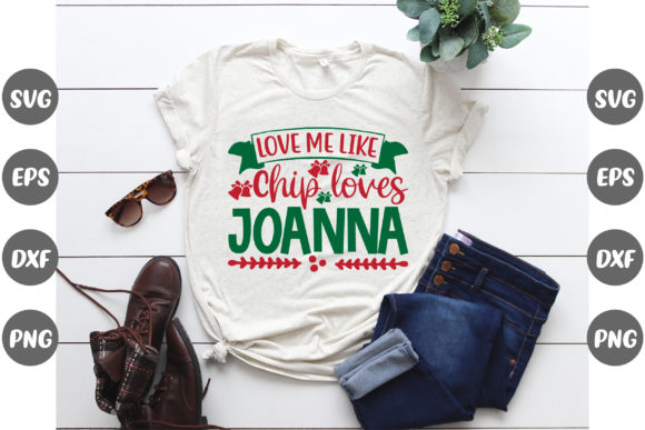 Christmas Design, Love Me Like… Graphics & T-Shirt Designs